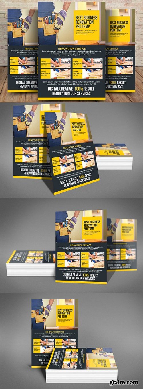 CM - Construction Flyer Templates 1594854