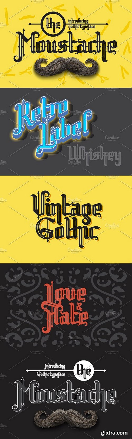 CM - Moustache Fonts 1593305