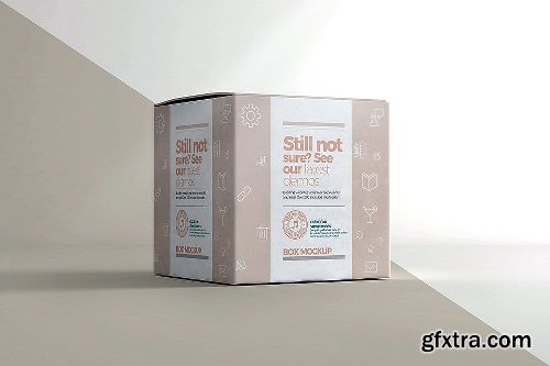 CreativeMarket Square Box Mock-Up 4 1291846