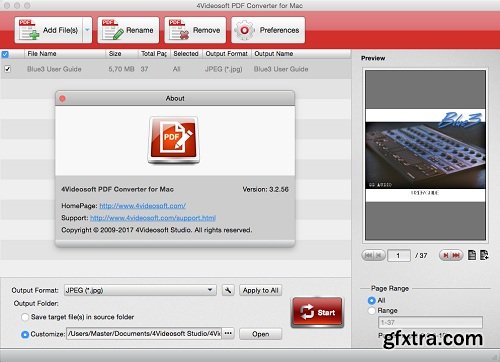 4Videosoft PDF Converter v3.2.56 (Mac OS X)