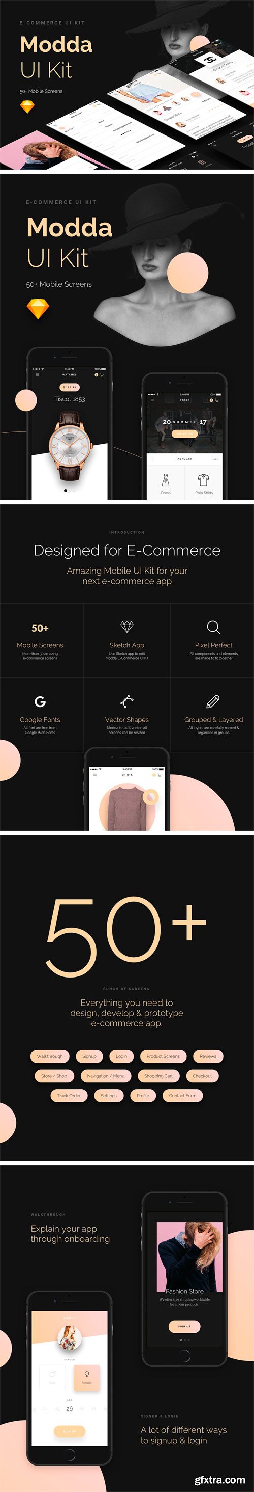 CM 1624640 - Modda - E-Commerce Mobile UI Kit