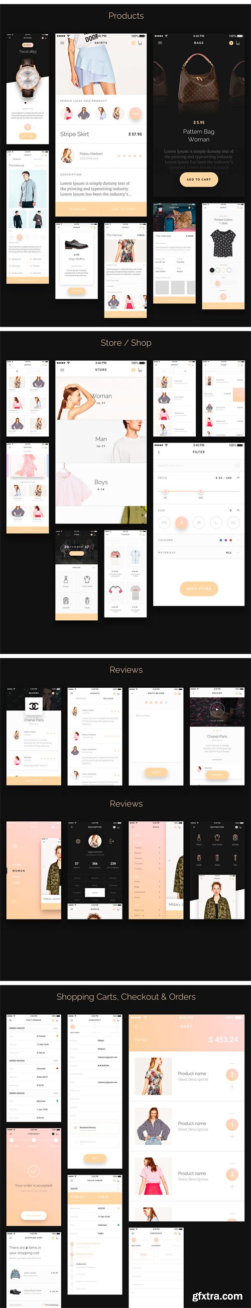 CM 1624640 - Modda - E-Commerce Mobile UI Kit