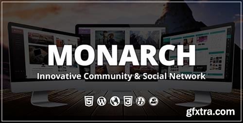 ThemeForest - Monarch v2.0.0 - Innovative WordPress Community Theme - 15059254