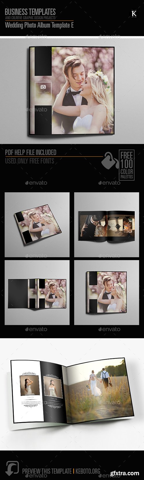 Graphicriver Wedding Photo Album Template E 16973357