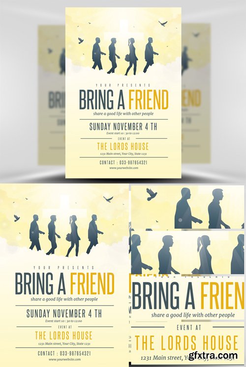 Bring A Friend Flyer Template