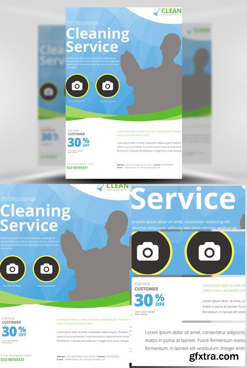 Cleaning Service Flyer Template