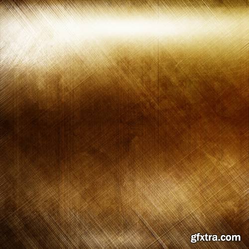 Golden Metal Background for Industrial or Technology Design