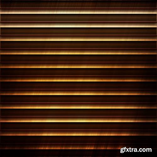 Golden Metal Background for Industrial or Technology Design