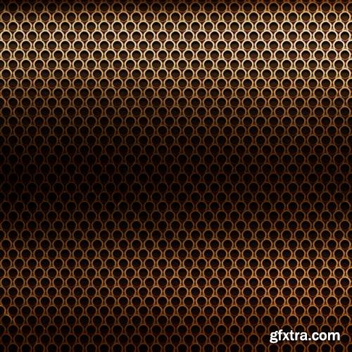 Golden Metal Background for Industrial or Technology Design