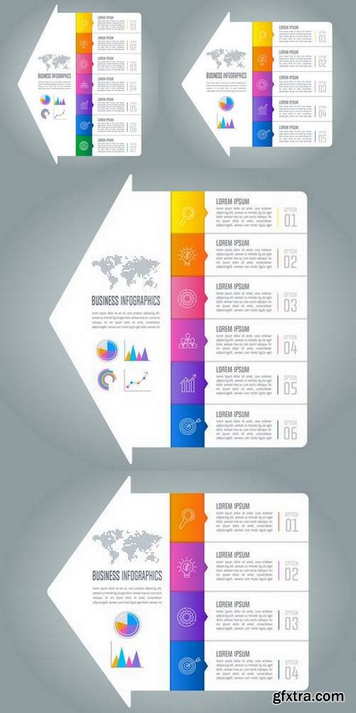 Arrow Infographic Design Business Concept