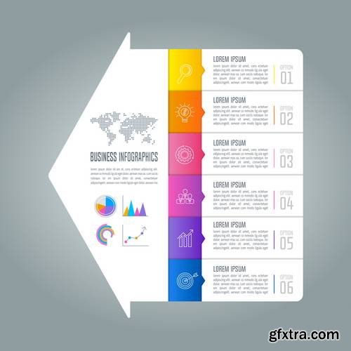 Arrow Infographic Design Business Concept