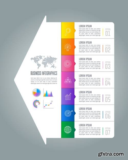 Arrow Infographic Design Business Concept