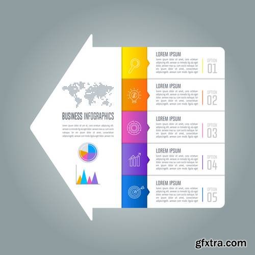 Arrow Infographic Design Business Concept