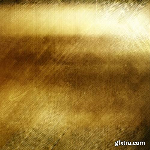 Golden Metal Background for Industrial or Technology Design