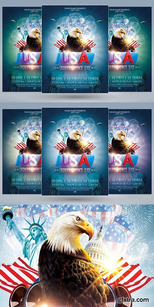 CM - USA Independence Day Flyer 1596256