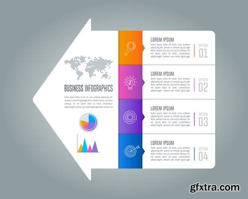 Arrow Infographic Design Business Concept