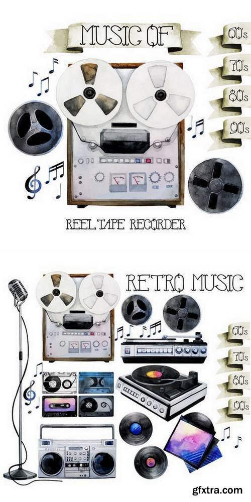 Watercolor Musical Devices