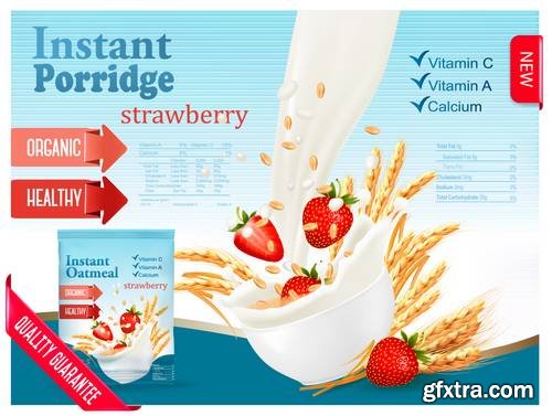 Instant Porridge Advert Concept