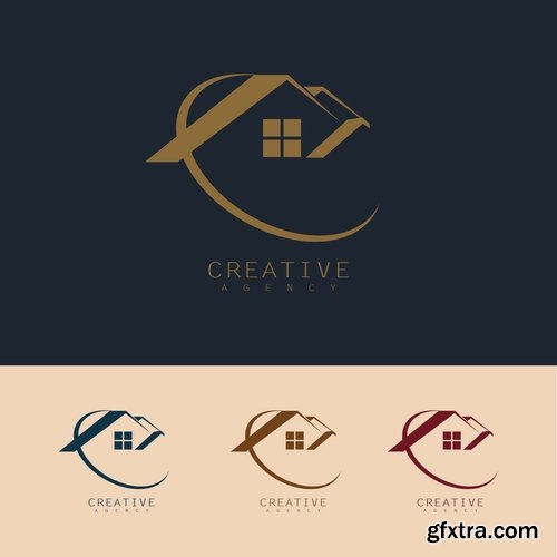 Logo icon business element advertising poster signboard 25 EPS