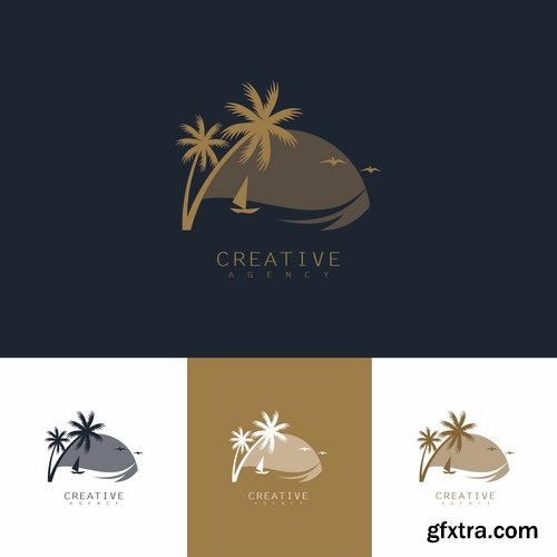 Logo icon business element advertising poster signboard 25 EPS