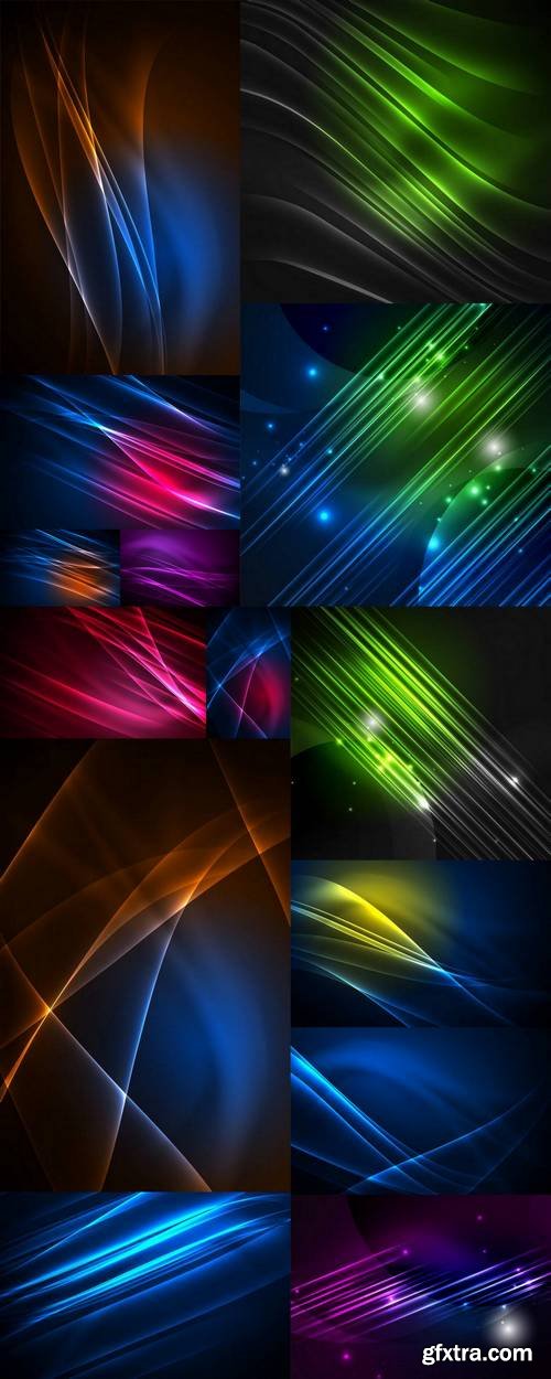 Vector Polar Lights Concept Background