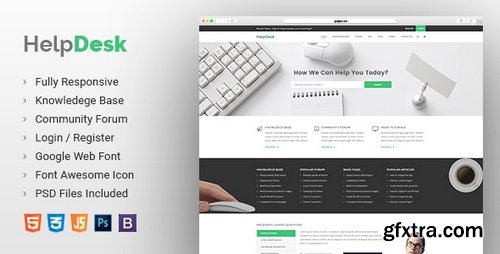 ThemeForest - Helpdesk | Knowledge Base | Wiki | FAQ HTML Template 19236420