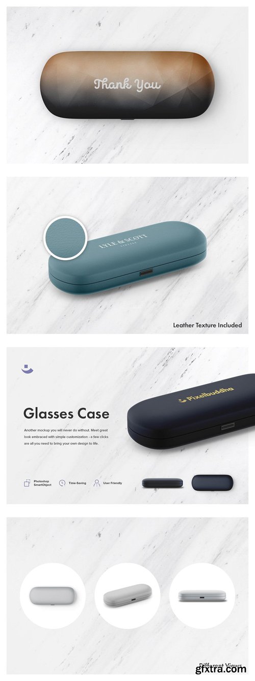 Glasses Case Mockup Set