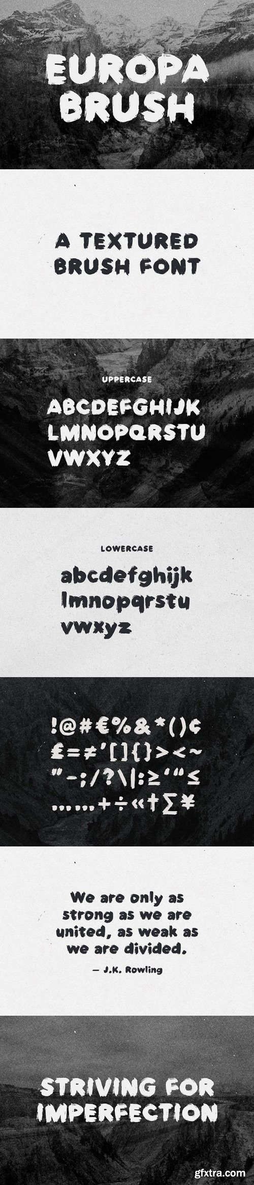 Europa Brush font