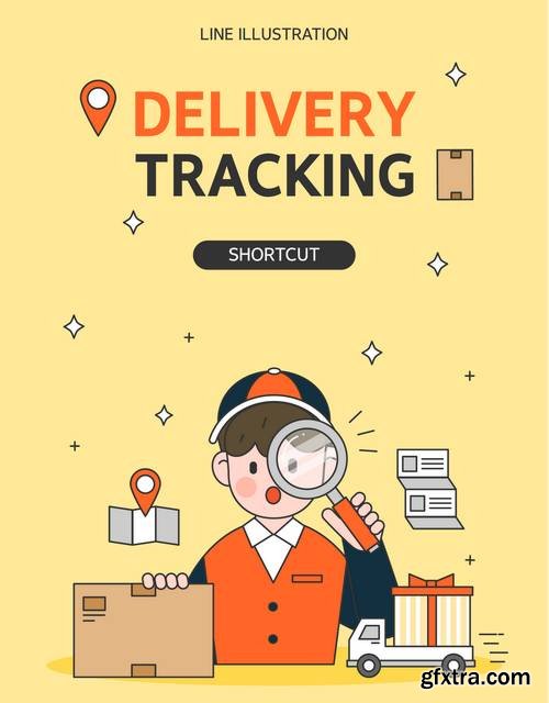 Delivery Line Illustration