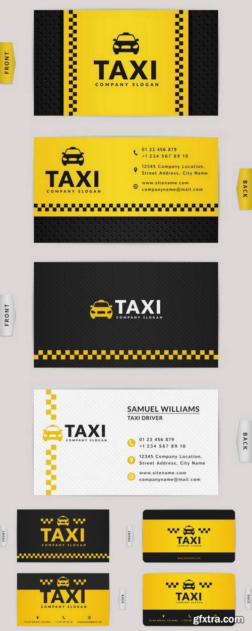 Business Card for Taxi Company