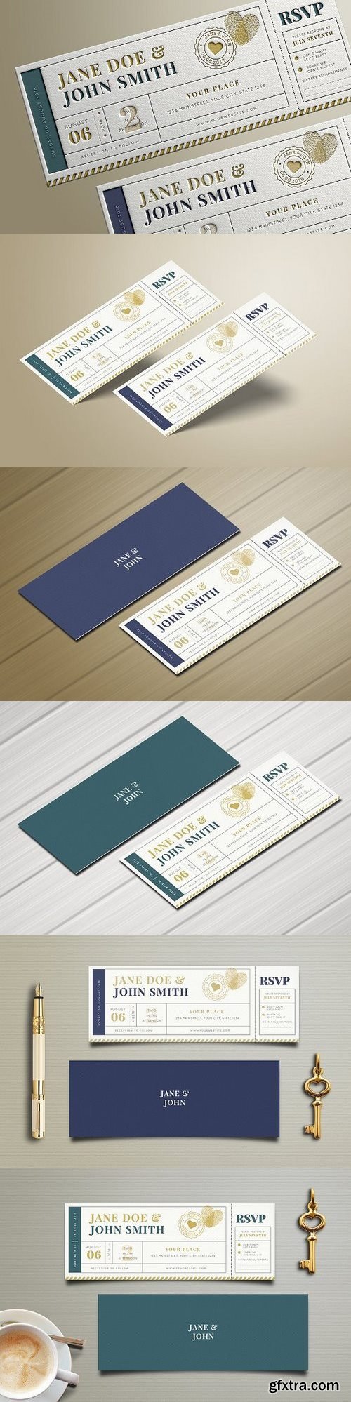 CM - Wedding Invitation Ticket 1669459