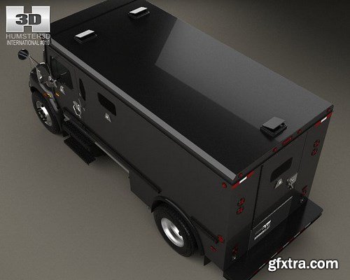 International Durastar Armored 2002 3D Model