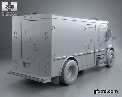 International Durastar Armored 2002 3D Model