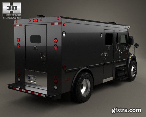 International Durastar Armored 2002 3D Model