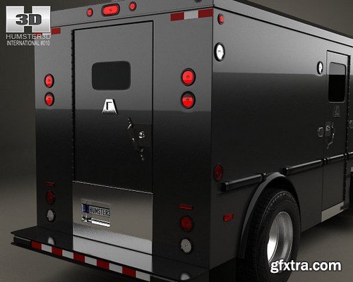 International Durastar Armored 2002 3D Model