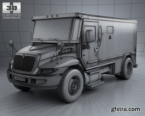 International Durastar Armored 2002 3D Model