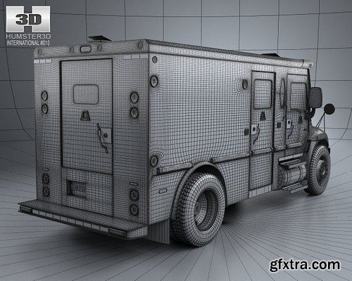 International Durastar Armored 2002 3D Model