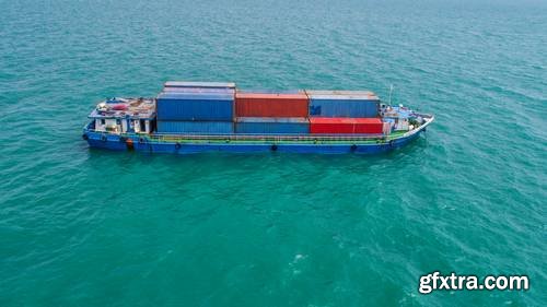 Container Ship - Import Export and Business Logistic