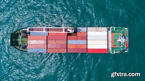 Container Ship - Import Export and Business Logistic