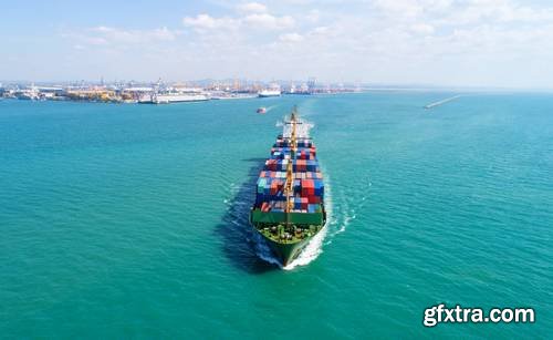 Container Ship - Import Export and Business Logistic