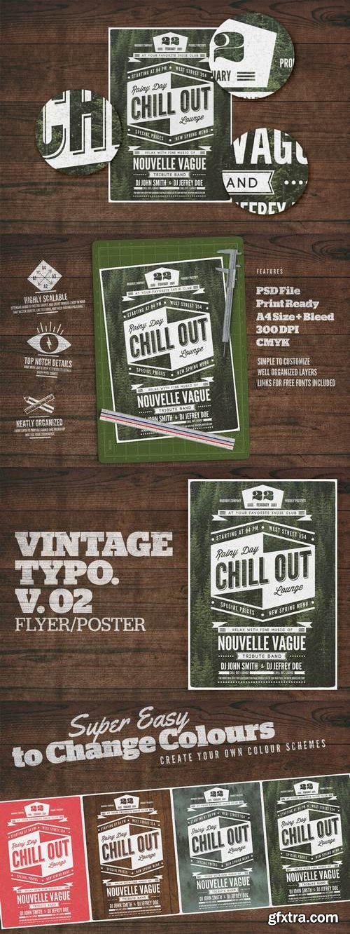 Vintage Typography Poster V02