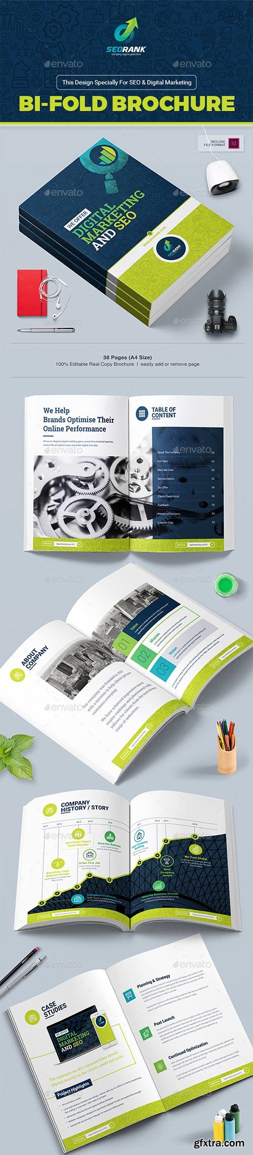 Graphicriver - Bi-Fold Brochure Template for SEO (Search Engine Optimization) & Digital Marketing Agency / Company 19890094