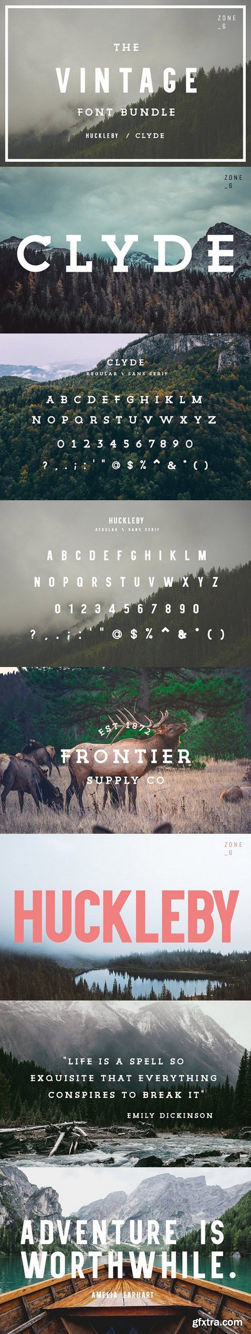 CM - The Vintage Font Bundle 1588857