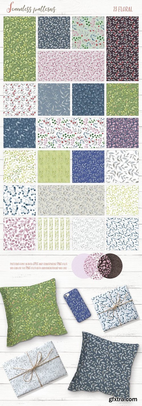 CM - Watercolor Patterns and Textures 1327572