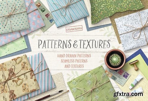 CM - Watercolor Patterns and Textures 1327572