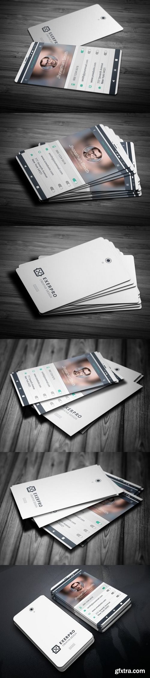 CM - Smart Phone Style Business Card 1327301