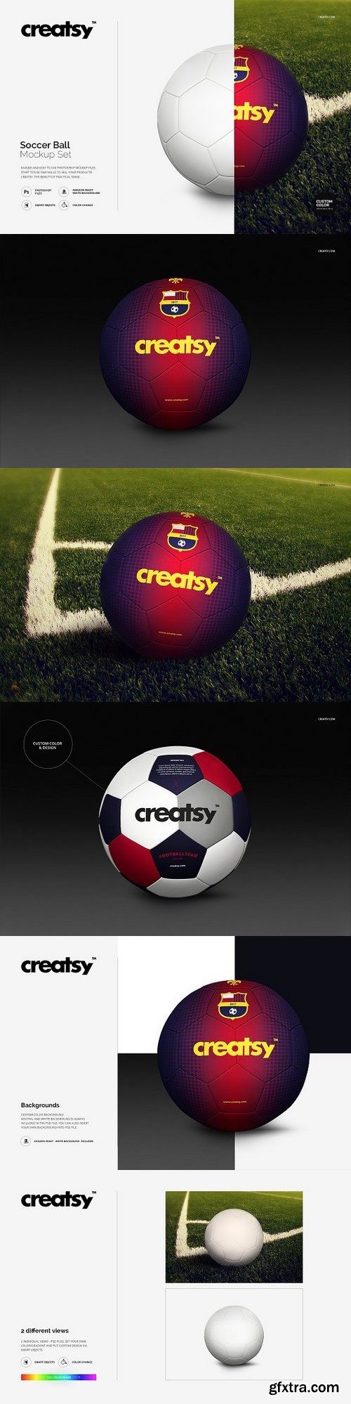 CM - Soccer Ball Mockup Set 1327170