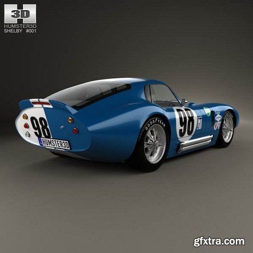 Shelby Cobra Daytona 1964 3D Model