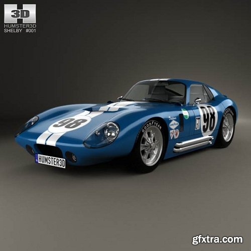 Shelby Cobra Daytona 1964 3D Model