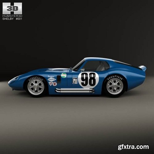 Shelby Cobra Daytona 1964 3D Model